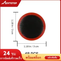 MOVTOTOP Vosarea 48pcs 30mm Motor Bike Tyre Tyre Inner Tube Puncture Rubber Patches Repair Kit