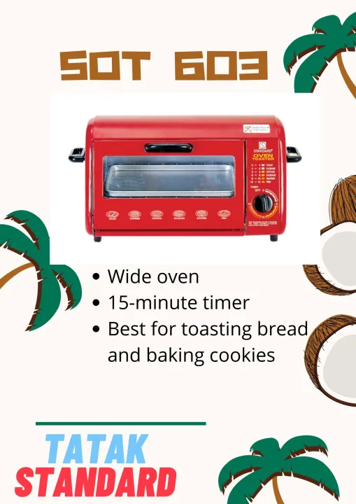 Standard Oven Toaster SOT 603 White Lazada PH