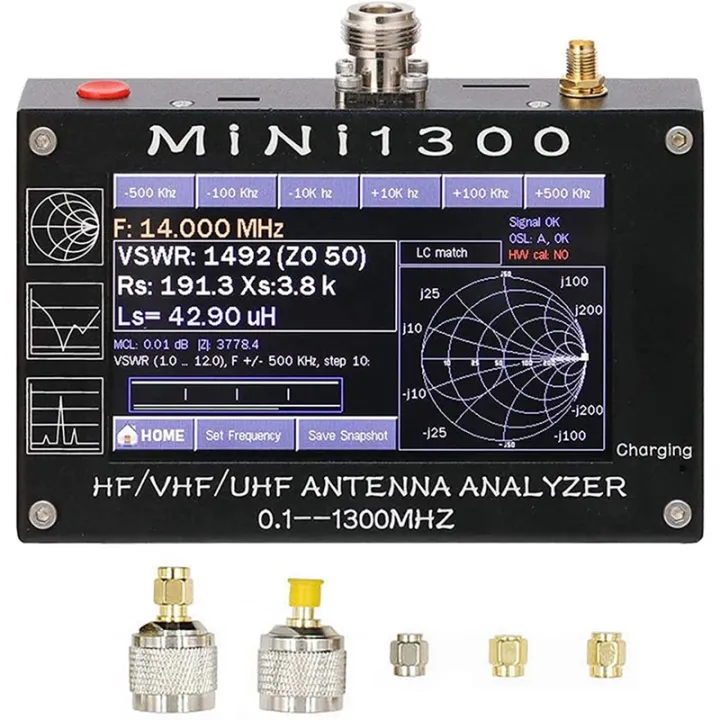 Mini1300 0.11300Mhz Hf Vhf Uhf Antenna Analyzer Vector Network