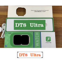 รุ่นใหม่ DT8 ULTRA บลูทูธพูดคุยอุณหภูมิร่างกายเคลื่อนไหวนาฬิกาอัจฉริยะ 2.0 นิ้ว IPS หน้าจอสีแบบเต็มมุมมอง