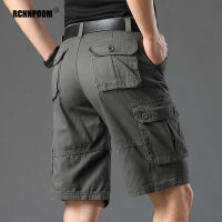 Mens Summer Cargo Shorts 2022 New Military Tactical Outdoor Multi-Pocket Joggers Shorts Men Casual Cotton Loose Work Pants Men