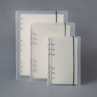 ♣□☢ Diary 2023 A7 A6 A5 Transparent Loose Leaf Binder Notebook Inner Core Cover Note Book Journal Planner Office Stationery Supplies