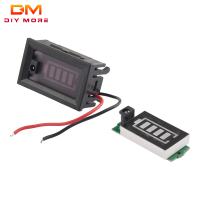 Diymore โมดูลตัวแสดงระดับแบตเตอรี่ลิเธียม Ni-MH 11.1V 12V 12.6V เครื่องทดสอบพลังงานแบตเตอรี่รถยนต์ไฟฟ้าจอแสดงผลแอลอีดี