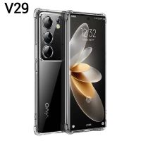 V29(พร้อมส่งในไทย)เคสTPUใสกันกระแทกแบบคลุมกล้องVivo V29 5Gตรงรุ่น