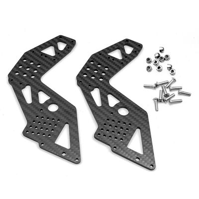 Carbon Fiber Front Rear Universal Guard Plate for 4WD Solid Axle Truck 1/8 RC Car Upgrade Parts