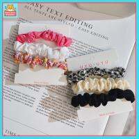 GQBN44V3 3pcs อีลาสติก ผ้าชีฟองเส้นด้าย scrunchies แฟชั่นสำหรับผู้หญิง ที่มัดผม ยางรัดผม ฤดูร้อนฤดูร้อนฤดูร้อน อุปกรณ์เสริมผม เชือกมัดผม สำหรับผู้หญิง