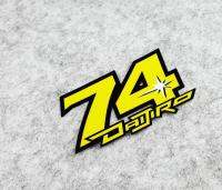 ✹✾ Motorsport Stickers No.74 Daijiro Kato Memory 74 Honda for Motorcycle Helmets Sticker Motocross Racing Car Truck Moto Decals