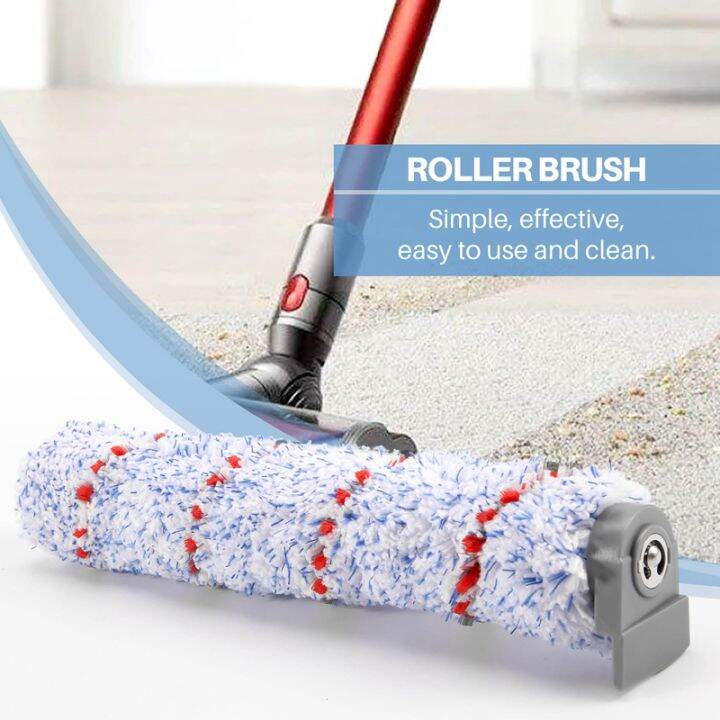 replacement-brush-roller-for-tineco-ifloor-wet-dry-cordless-vacuum-cleaner-2-pack-roller-brush-2-pre-filter-foam