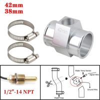 38 มม.42 มม.ข้อต่อท่อหม้อน้ำท่ออะแดปเตอร์สำหรับ 1/2 "-14NPT เครื่องวัดอุณหภูมิน้ำ Sensor-final1