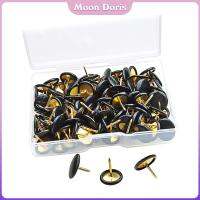 Moon Doris 200x แบนหลัง Pushpins หมุดกดไม้ก๊อก Thumb Tacks สำหรับโรงเรียน