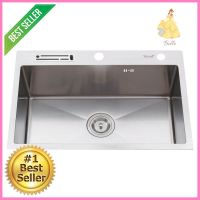 ซิงค์ฝัง 1หลุม TECNOPLUS 10082 QS.03 สเตนเลสBUILT-IN SINK TECNOPLUS 10082 QS.03 1B STAINLESS STEEL **ลดราคาจัดหนัก **