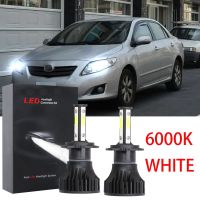 New ชุดหลอดไฟหน้าฮาโลเจน LED 6000K 2008 6007-2011 แบบเปลี่ยน สําหรับ Toyota Altis E140 2007-2011