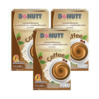 [30 ซอง ] DONUTT โดนัทท์ กาแฟ เครื่องดื่มปรุงสำเร็จชนิดผง ผสมสารสกัดถั่วขาวและสารสกัดเมล็ดกาแฟดิบเน้นการเผาผลาญ