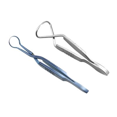 Mcroscope Towel Pliers Titanium Alloy/Stainless Steel Cloth Towel Clamp Micro Forceps Ophthalmic Instrument