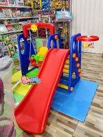 #partytoys สไลเดอร์+ชิงช้า size: 156cm.*165cm.*126cm.