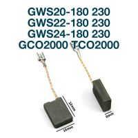 【YP】 GWS20-180 E64 Escova De Carbono para 22 24-180 230 GCO2000 TCO2000 Peças de Substituição 22x16x6mm