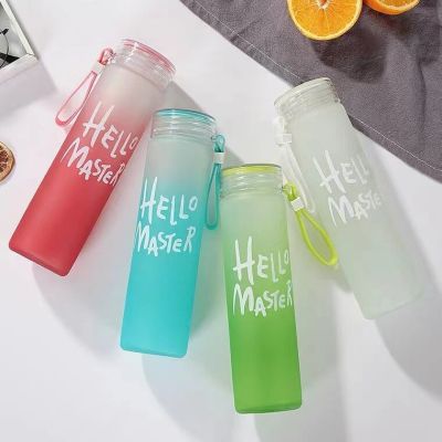 Plastic Water Bottle Large Capacity Frosted Sports Kettle Water Cup Wholesale Portable Portable Compact Transparent Outdoor