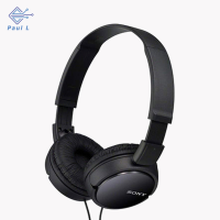 【Paul L】 1Pair EAR Pad Cushion แผ่นรองหูฟังฟองน้ำหนังสำหรับ Sony MDRV200 ZX110 Series ชุดหูฟังหูฟังหูฟังหูฟังปลอกหูเปลี่ยนหูฟัง