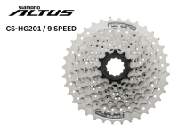 เฟืองหลัง สเตอร์ เฟืองสวม จักรยาน Shimano Altus รุ่น CS-HG201 / 9 SPEED