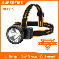 SUPERFIRE ไฟหน้า ชาร์จใหม่ได้ ปรับได้ ตรวจจับท่าทางอัจฉริยะ ช่วงของการเปิดรับแสงกว้างขึ้น พลังสูง สำหรับตั้งแคมป์ปีนเขาค้นหาตอนกลางคืนใช้ในอุตสาหกรรม