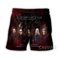 การพิมพ์ 3D Flotsam และ Jetsam Rock Summer Beach Shorts สตรีทแวร์แห้งเร็วกางเกงขาสั้นลำลองผู้หญิง / ผู้ชายกางเกงขาสั้นกีฬา XS-5XL