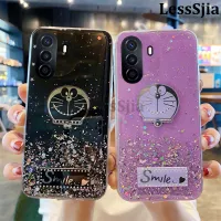 เคสมือถือสำหรับ Huawei Nova Y70 Y71 ฝาหลังประกายดาวดวงจันทร์ซิลิโคนนิ่มใสการ์ตูนแมวป้องกันการตกสำหรับ Huawei Nova Y71เคสใส่โทรศัพท์