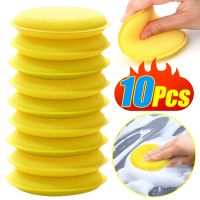 1/5/10Pcs Car Waxing Polish Wax Foam Sponge Round High Density Foam Applicator Pads Curing and Polishing Sponges Car Cleaning