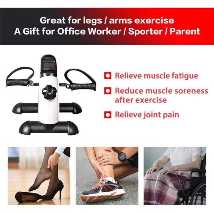 exercise-equipment-shopเครื่องปั่นจักรยานออกกำลังกาย-mini-bike-จักรยานกายภาพบำบัดmini-exercise-bikeสำหรับบริหารแขนขาคนพิการผู้สูงอายุคนแก่จักรยานกายภาพบำบัดคนป