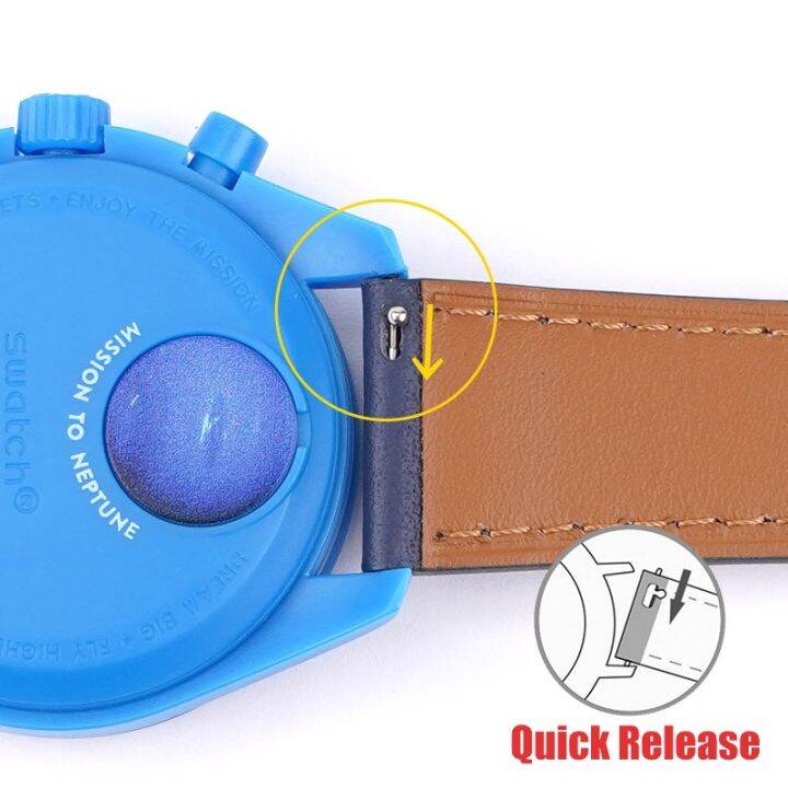 20mm-genuine-leather-strap-suitable-for-omega-moonswatch-quick-release-fashion-waterproof-sports-watch-accessories