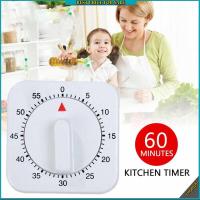 Mechanical Timer Kitchen Small Square Pendulum Timer 60 Minutes Timerr With Alarm Reminder Kitchen Cooking Baking