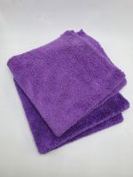 ผ้าไมโครไฟเบอร์ไร้ขอบ (Edgeless Microfiber)สีม่วงขนาด 40*40 ซม.450 GSM (WP114)