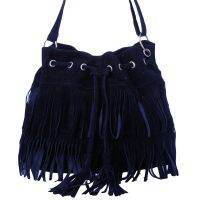 【jw】┅  bag women 2020  Fashion Color Fringe Drawstring Suede Crossbody Shoulder bags for сумка женск