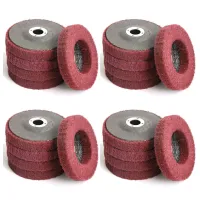 20Pcs 4 Inch Nylon Fiber Flap Disc Polishing Grinding Wheel,Scouring Pad Buffing Wheel for Angle Grinder