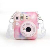 OKDEALS เคสป้องกันพาดไหล่ปรับได้พร้อมสายคล้องสำหรับกล้อง Fujifilm Instax Mini 12,เคสป้องกันแฟชั่นคุณภาพสูง