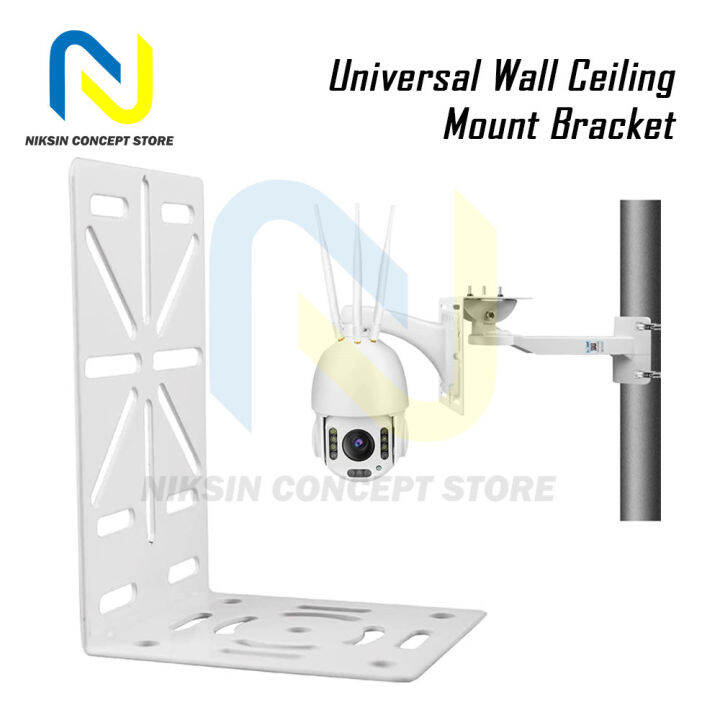LShape Dome Camera Bracket Universal Wall Ceiling Mount Bracket for
