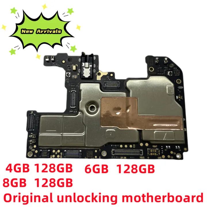 Papan Logika Xiaomi POCO M3, Motherboard Asli 128GB untuk Xiaomi POCO