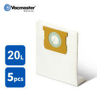 ถุงเก็บฝุ่น Vacmaster Filtration สำหรับเครื่องดูดฝุ่น 20L Wet Dry Vac Cleaner อุปกรณ์เสริม (5 ชิ้น)