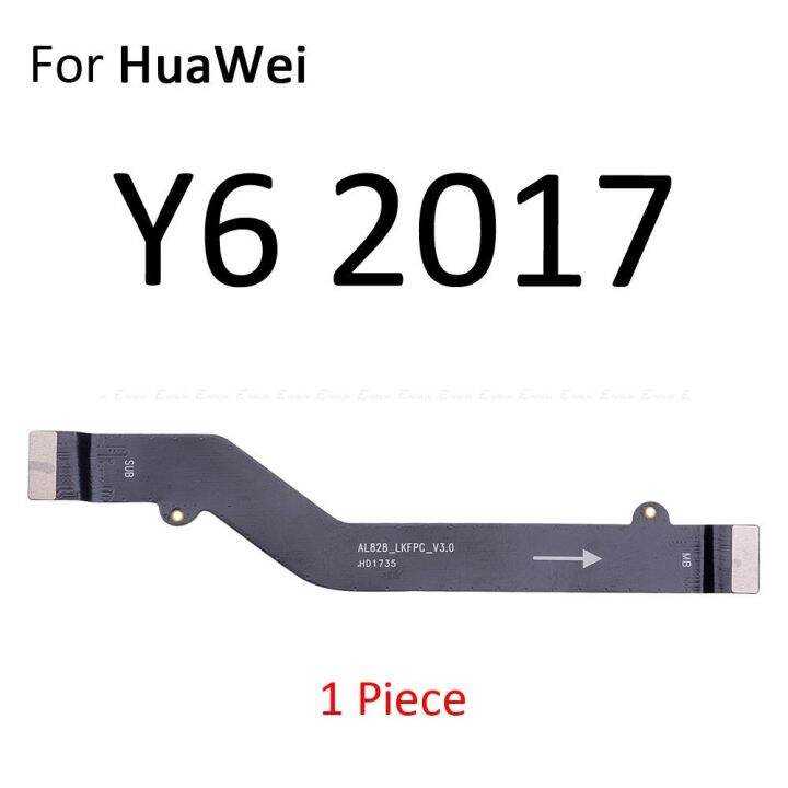 เมนบอร์ดหลักเชื่อมต่อจอแสดงผล-lcd-สายเคเบิ้ลยืดหยุ่นสำหรับ-huawei-y9-y7-y6รุ่น-prime-pro-2019-2018-y5-gr5-2017