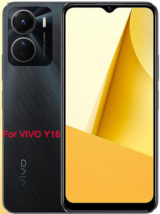 nubula-สำหรับ-vivo-y16-6-51-นิ้วปลอกฟรีกระจกหนังนิ่มความรู้สึก-hp-vivo-y16โทรศัพท์มือถือกรณีกันกระแทกรถแม่เหล็กปกหลังเชือกเส้นเล็กหน้าจอทำความสะอาดชุดสำหรับ-vivo-y16