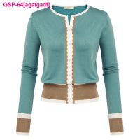 Agafgadf Bp Camisola Feminina Cardigan Casos Macio Tripulação Pescoço Botão Placket Malhas Outono Inernno Horsenas Quente แมนกาลองกา