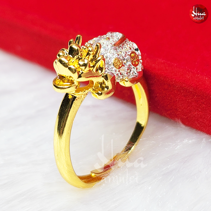 f22-แหวนปี่เซียะหัวทอง-แหวนปรับขนาดได้-แหวนเพชร-แหวนทอง-ทองโคลนนิ่ง-ทองไมครอน-ทองหุ้ม-ทองเหลืองชุบทอง-ทองชุบ-แหวนผู้หญิง