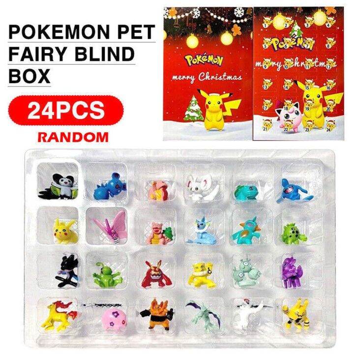 kids-blind-box-toy-model-dolls-children-gift-pokemo-character-theme-christmas-2023-advent-calendar-christmas-kids-toy-24pcs-present-pikachu-tide-play-blind-bag-desktop-toy-surprise-box-birthday-gift-x