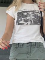 90S Vintage Classic Rock Graphic Tee Shirt Cotton T Shirt Sexy Slim Y2K Gildan