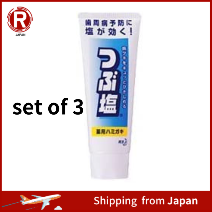 [Kao] Whelk Salt Medicated Toothpaste (Standing Tube) 180g x 3 Pieces