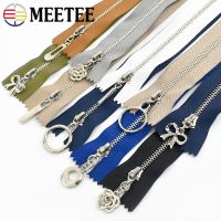 ♛ 10Pcs 15/18/20/25/30cm Decorative Zipper Close-End 3 Metal Zippers for Sewing Bag Jacket Garment Zip Reapir DIY Accessories