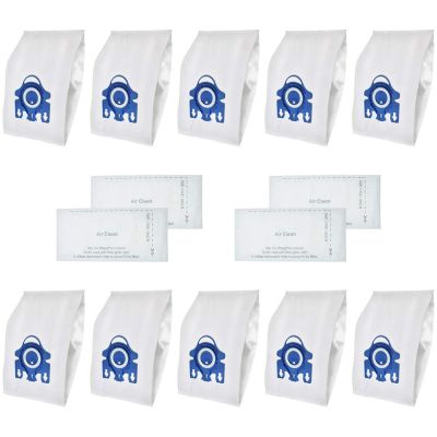 10Pcs Replacement Dust Bags for Miele Type GN Vacuum &amp; 4 Pack Filters S2 S5 S8 C1 C3 Vacuum Cleaner Accessories