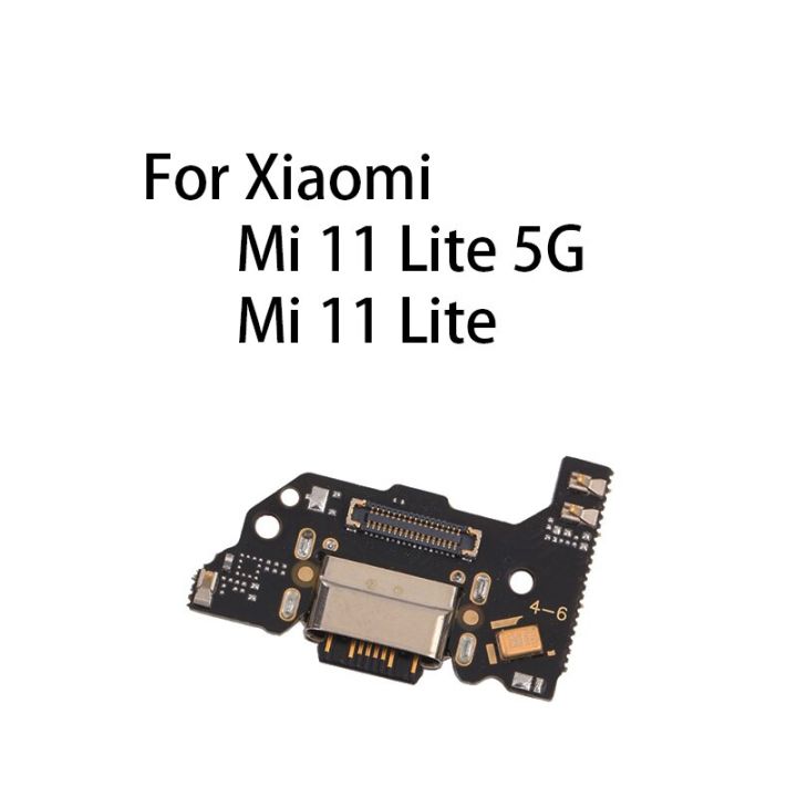 USB ตัวเชื่อมต่อสายเคเบิลบอร์ดเฟล็กซ์ชาร์จพอร์ตสำหรับ Xiaomi Mi 11 Lite 5G /Mi 11 Lite M2101K9AG