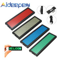 Aideepen ป้ายชื่อ LED,ป้ายธุรกิจชาร์จไฟได้ป้ายบัตร Nametag พร้อมแม่เหล็ก/ขาสำหรับร้านอาหารร้านค้าปาร์ตี้บาร์กระเป๋าเดินทาง