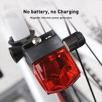 ✚๑ YFASHION Bicycle Tail Light Waterproof Magnetic Power Generate Warning Light Bicycle Equipment Accessories