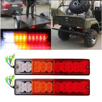 2PCS รถ หลอดไฟท้ายคู่ LED รถพ่วงเรือ 12V 24V 20LED รถบรรทุกพ่วง Auto ไฟฉายกันน้ำ Safety Taillight.【ราคาถูกสุด】ไฟท้ายรถ 2 ชิ้นไฟท้ายด้านหลังไฟ Ute รถบรรทุกรถพ่วง 12 โวลต์ - นานาชาติ